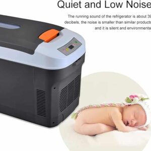 Mini Car Refrigerator 25L, 12V DC / 220V AC Fruit Vegetable Beer Drinks Portable Small Refrigerator, -5C+68C! Heating and Cooling Function, for Bedroom - Image 9