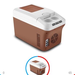 15 liter car refrigerator, silent camping freezer, 12 V car refrigerator cooler box, drink cooler and warmer, home and travel - Image 4