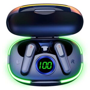 Pro 80 Tws Wireless Bluetooth 5.3 Cască impermeabil Hifi Stereo Muzica de asteptare Headset cu respirație de lumină - Image 1