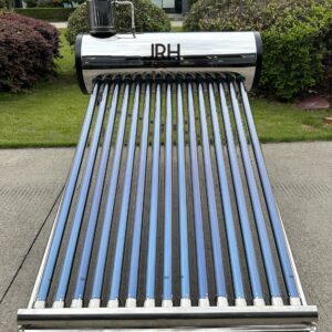 Solar panel with 15 evacuated tubes for domestic hot water preparation with unpressurized tank 150 liters jrh - Image 1