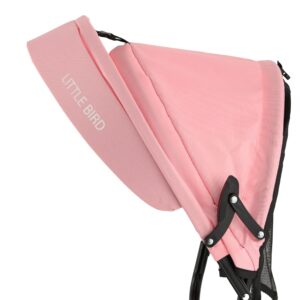 Tricicleta pentru copii roz little bird cu pedale - Image 3