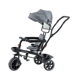 Tricicleta pentru copii gri little bird - Image 3