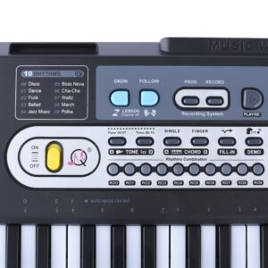 Orga electronica cu Microfon cu 61 Taste MQ-6119 , negru - Image 2