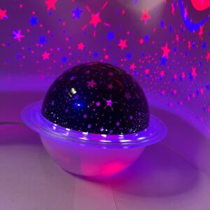 Lampa De Veghe Cu Proiector ,Cu Stele Si Luna, bluetooh - Image 4