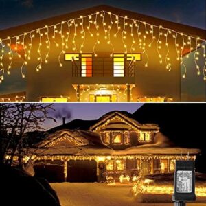 Christmas Tree Installation, 13m, 300 LEDs, Water Resistant, Fringes, Outdoor/Indoor, Warm White - Image 6
