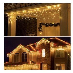 Christmas Tree Installation, 13m, 300 LEDs, Water Resistant, Fringes, Outdoor/Indoor, Warm White - Image 3