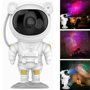 Astronaut Laser Projector with Aurora Borealis and Stars Light Show, 360 Adjustment, Timer, Brightness Setting, Remote Control - Image 4