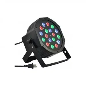 Proiector PAR 18 LED-uri Lumini Scena JOC de lumini Dj sau Club Reflector 18 LED RGB cu proiectie lumini - Image 1