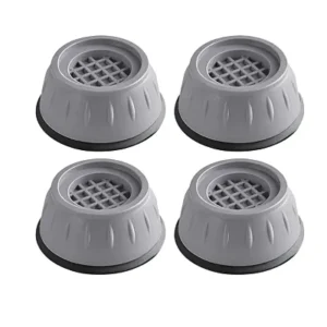 Set of 4 GREY anti-shock and anti-slip feet for washing machine