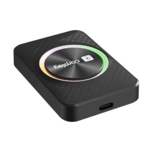 CarPlay & Android Auto Wireless Adapter 2 in 1, USB & USB-C, Apple and Android Compatible, Plug & Play, Black - Image 3