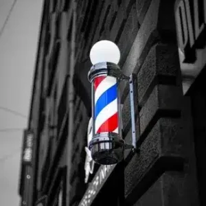 Sigla Barber Shop Reclama luminoasa frizerie Barber Pole 85 cm - Image 3