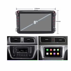 Navigatie VW Volkswagen 8inch apple ios car play Passat B6, B7, Golf 5, 6, Jetta, Polo, Touran, Tiguan, Skoda Octavia 2, Fabia, Rapid, Seat Leon, Altea, AUTONAV PLUS Android G - Image 5