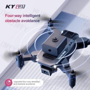 Mini drona pliabila S65 cu camera 4k si telecomanda - negru - Image 2