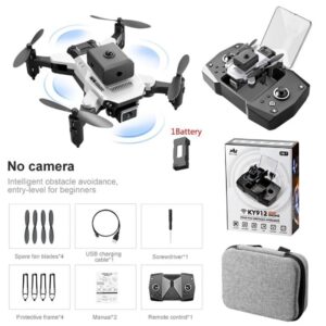 Mini drona pliabila S65 cu camera 4k si telecomanda - negru - Image 5