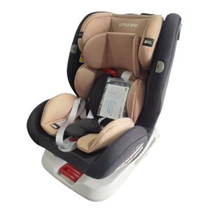 Little Bird Car Seat 0-36kg 360 Rotating with Isofix Brown - Image 1