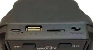 boxa portabila gts 10w bluetooth FM aux sd card - Image 3