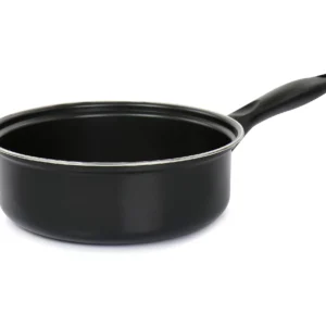Set vase de gatit, 7 piese, otel carbon, negru - Image 9