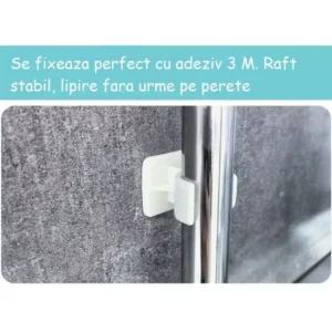 Raft depozitare organizator baie, toaleta sau masina de spalat - Image 3