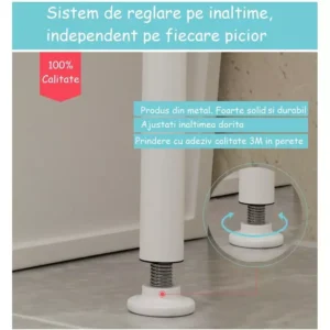 Raft depozitare organizator baie, toaleta sau masina de spalat - Image 5