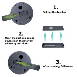 Robot aspirator smart 3 in 1, Ximeijie, Negru, 230x230x62 mm - Image 5