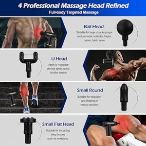 Deep tissue percussion massager for pain relief 6 speeds LCD with touch display - Image 3