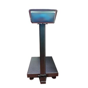 Cantar Electronic 350 kg cu Acumulator si Platan Metalic , brat rabatabil - Image 2