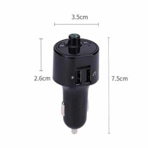 Modulator FM auto CAR A8 cu functie bluetooth si apeluri, 2 usb - Image 2