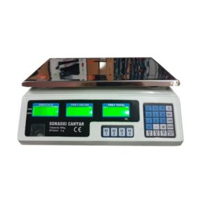 Electronic Scale 40 kg, battery included, fast charging, digital, multiple functions, double display, long battery life - Image 1