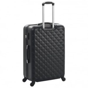 set Valize de călătorie Trolere 20/24/28inch cu roți negru - Image 3