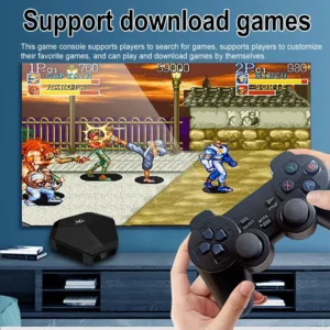 X6 Full HD retro game console, 2 2.4G wireless controllers, HDMI, 15000 games, 9 emulators - Image 5