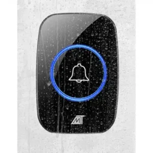 Wireless Doorbell, 60 Melodies, 300 m Range, Black - Image 6