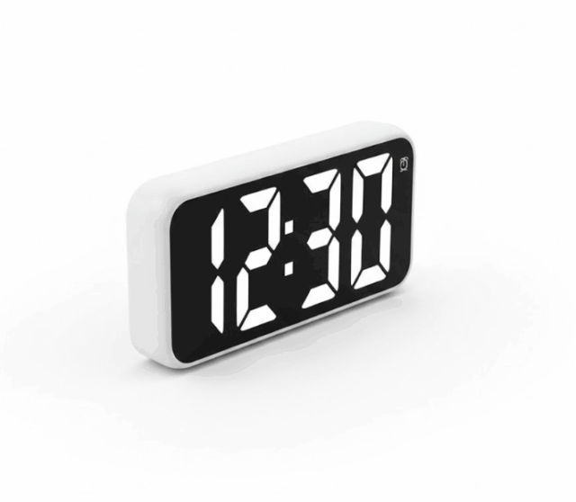 Premium LED Digital Clock – Modern Display, Smart Alarm and Thermometer