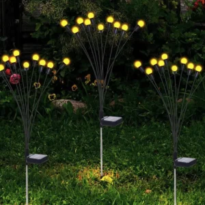 Decorative LED Garden Lamp Firefly Style 8 Bulbs - Image 4