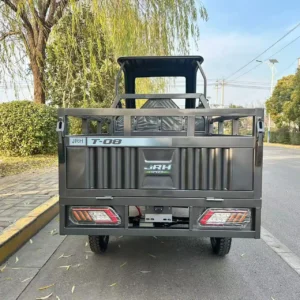 Electric Cargo Tricycle with Cabin JRH 1500W – Cargo with Fur Lining and 2 Seats - Image 7