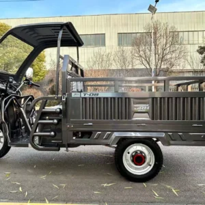 Electric Cargo Tricycle with Cabin JRH 1500W – Cargo with Fur Lining and 2 Seats - Image 6